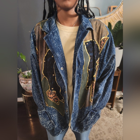 Vtg Denim Jacket - Picture 5 of 5